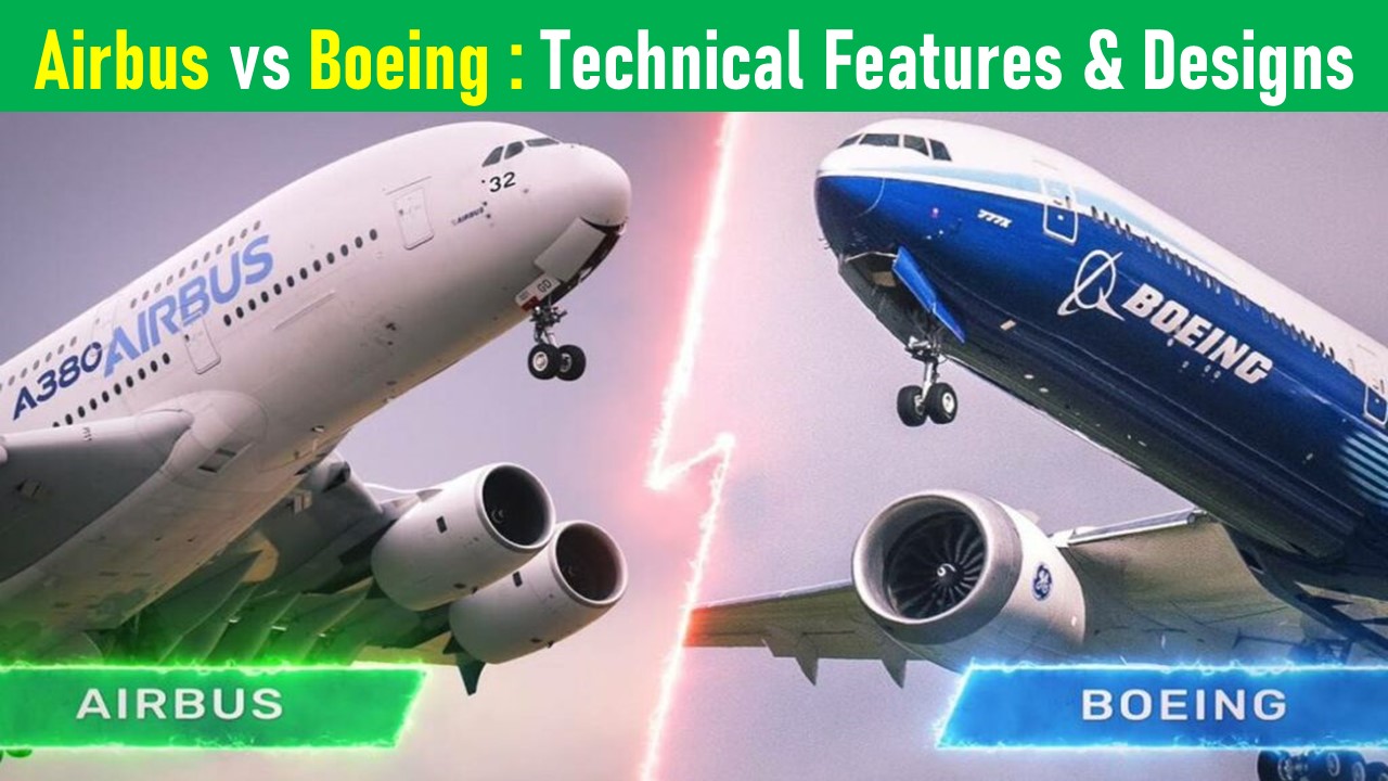 Airbus vs Boeing : Technical Features & Cockpit Designs and More